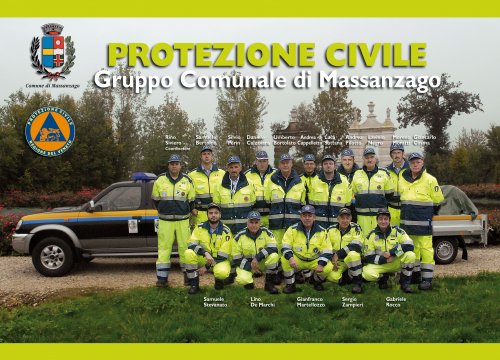 Il gruppo comunale di volontari di Protezione Civile